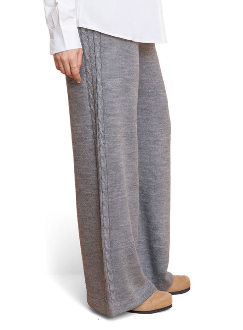 Silver Plexus Knit Pant
