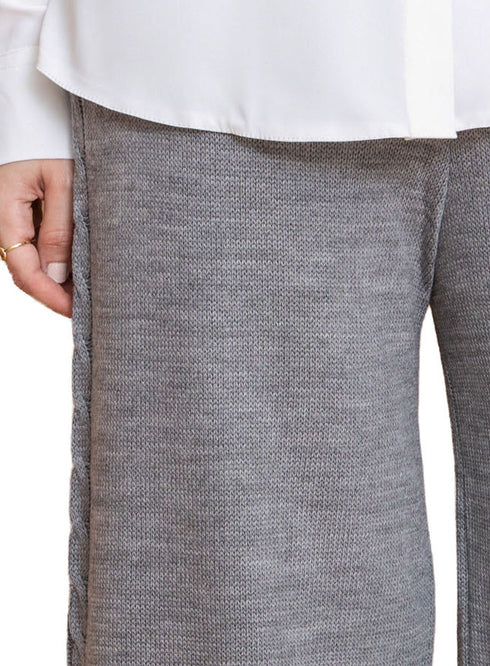 Silver Plexus Knit Pant