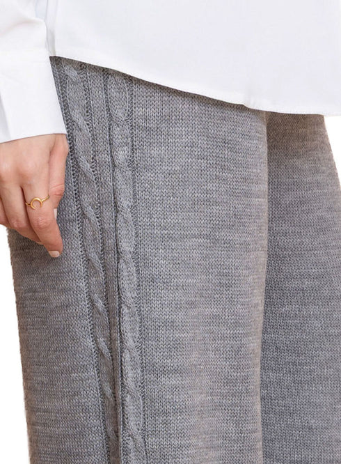 Silver Plexus Knit Pant