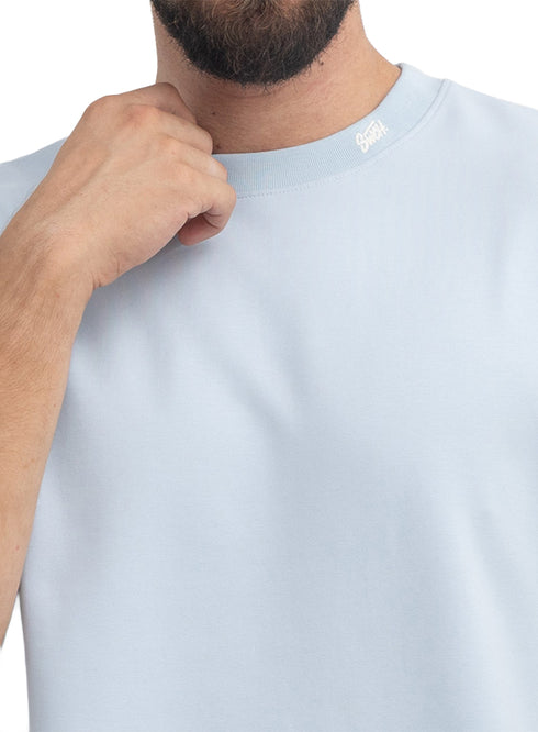 Sky Blue Design 1033 NF-Round T-Shirt