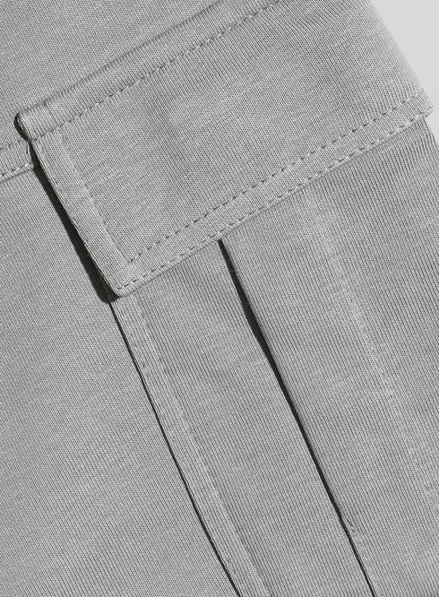 Smoke Green Melton Cargo Short