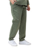 Smoke Pine Wide Gabardine Pants