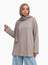 Smoke Pine V-Over Size Long-Sleeve