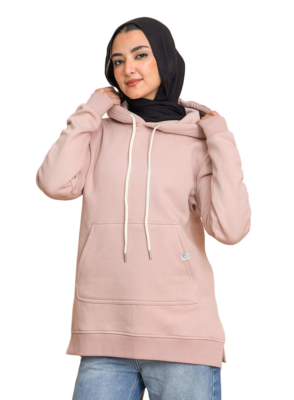 Soft Pink Hoodie Vent