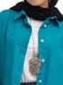 Tile Blue Linen Dress Shirt