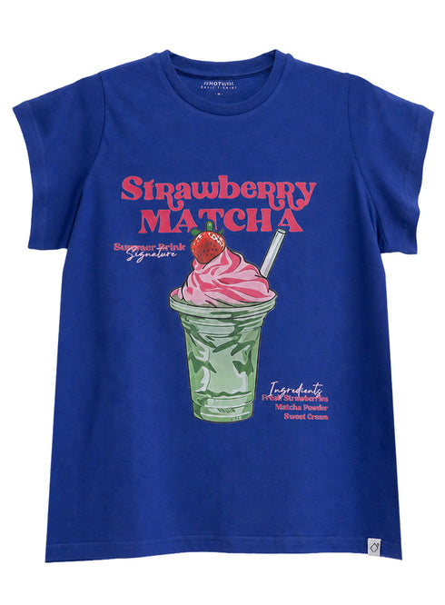 True blue-Design 8 Printed Short-Sleeve