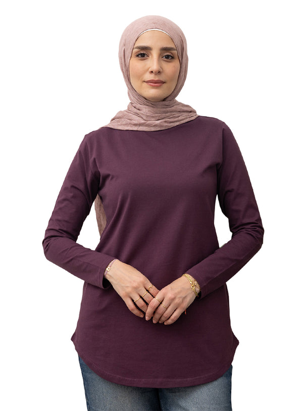 Violet Cur.Long-Sleeve