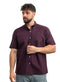 Violet Oxford Half Shirt