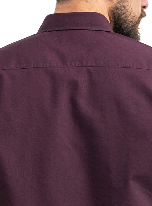 Violet Oxford Half Shirt