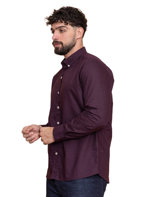 قميص اوكسفورد - فيولت