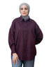 Violet Pocket Over Size Linen Shirt
