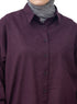 Violet Pocket Over Size Linen Shirt