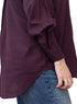 Violet Pocket Over Size Linen Shirt