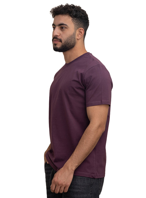 Violet Relaxed Round T-Shirt