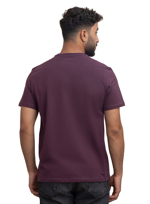 Violet Relaxed Round T-Shirt