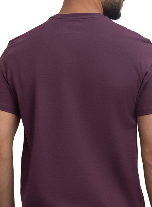 Violet Relaxed Round T-Shirt