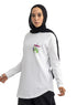 White-Design 4 Printed Long-Sleeve