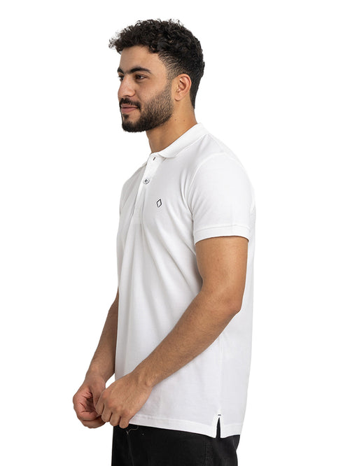 White Basic Polo