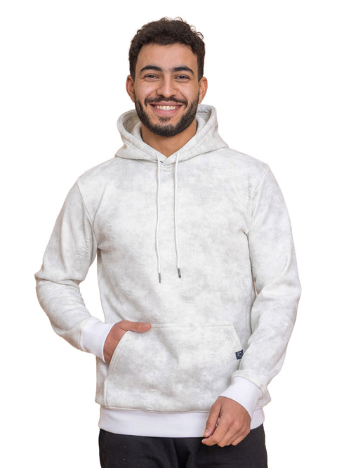 هودي كاتينج - ابيض