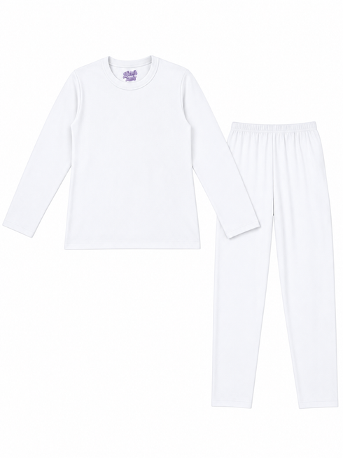 White Kids Thermal Set