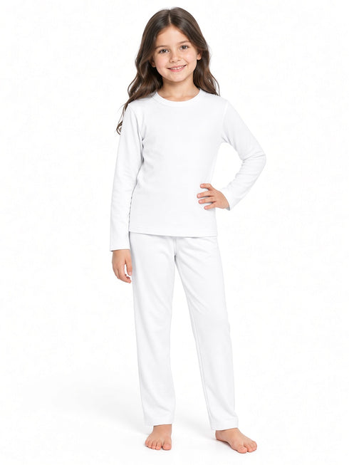 White Kids Thermal Set
