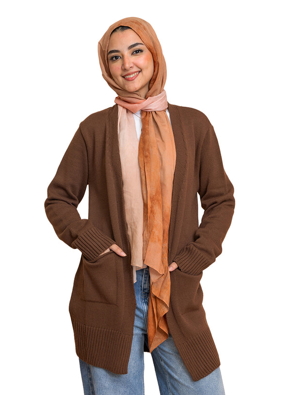 Wood Basic Pocket Cardigan