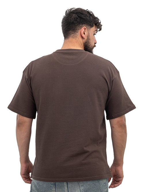 Wood V-Crunchy-Oversize Round T-Shirt