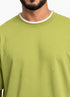 Apple Double-Layerd Oversize Round T-Shirt - Khotwh