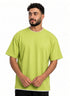 Apple Double-Layerd Oversize Round T-Shirt - Khotwh