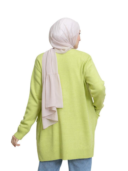 Apple E - Basic Pocket Cardigan - Khotwh