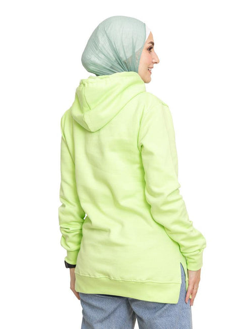 Apple Green Printed - HoodieV Design 56 - Khotwh