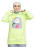 Apple Green Printed - HoodieV Design 56 - Khotwh