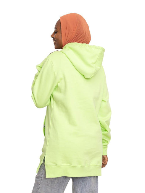 Apple Green Printed - HoodieV Design 61 - Khotwh