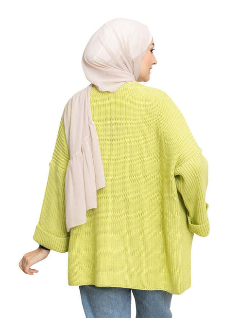 Apple Upside Sleeve Cardigan - Khotwh