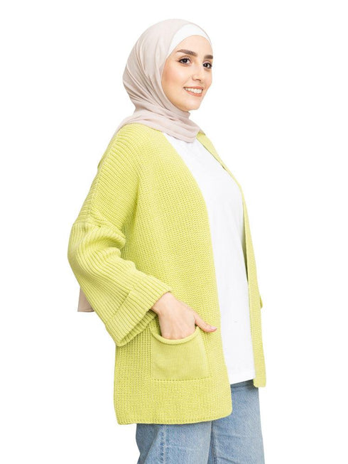Apple Upside Sleeve Cardigan - Khotwh