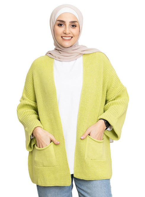 Apple Upside Sleeve Cardigan - Khotwh