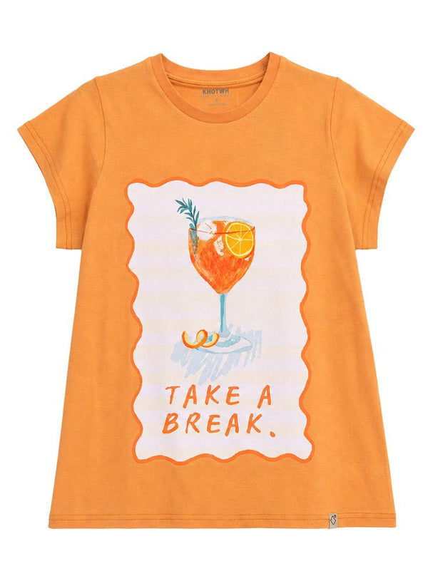 Apricot-Design 1 Printed Short-Sleeve - Khotwh
