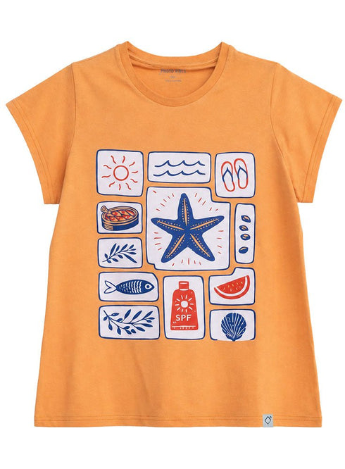 Apricot-Design 2 Printed Short-Sleeve - Khotwh