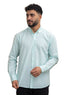 Aqua - Design 1 Striped Linen Shirt - Khotwh