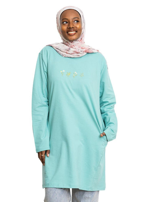 Aqua E - Pocket Tunic Design 7 - Khotwh