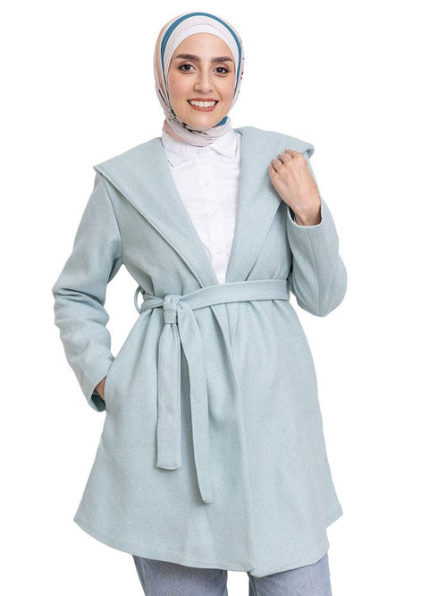 Aqua Feather Jacket - Khotwh
