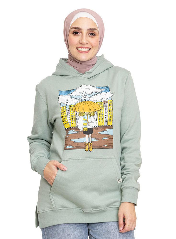 Aqua Foam Printed - HoodieV Design 64 - Khotwh
