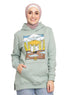 Aqua Foam Printed - HoodieV Design 64 - Khotwh