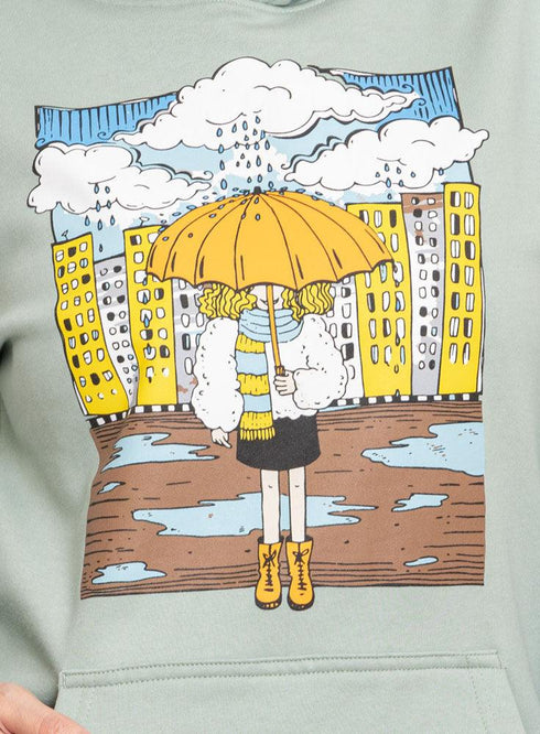 Aqua Foam Printed - HoodieV Design 64 - Khotwh