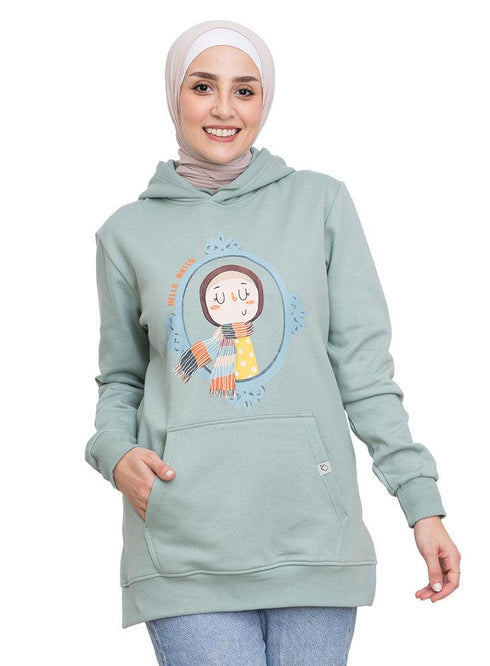 Aqua Foam Printed - HoodieV Design 67 - Khotwh