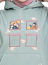 Aqua Foam Printed - HoodieV Design 68 - Khotwh