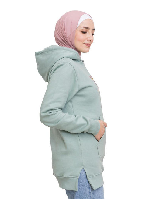 Aqua Foam Printed - HoodieV Design 68 - Khotwh