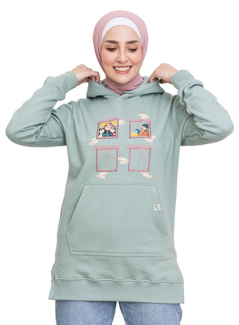Aqua Foam Printed - HoodieV Design 68 - Khotwh