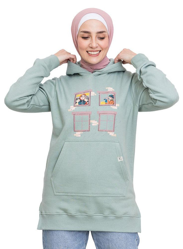 Aqua Foam Printed - HoodieV Design 68 - Khotwh