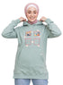 Aqua Foam Printed - HoodieV Design 68 - Khotwh